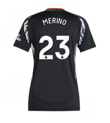 Arsenal Mikel Merino #23 Segunda Equipación Mujer 2024-25 Manga Corta